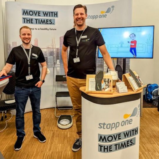 Messestand stappone Team stappone Team at a trade show
