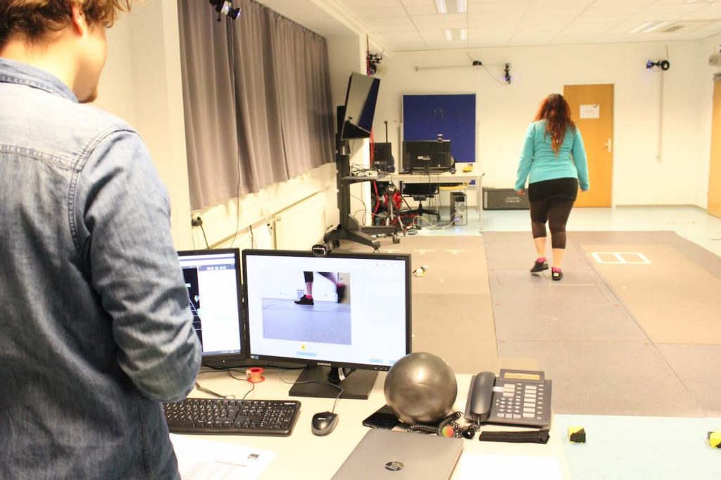 Gait analyses for Sonigait project for STAPPONE Research